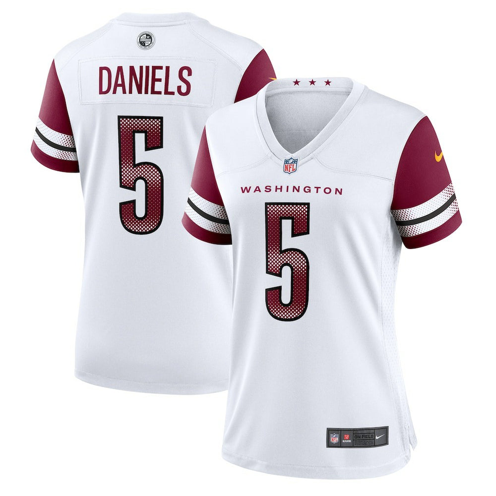 NFL Jayden Daniels Washington Commanders Women's Game Jersey - White