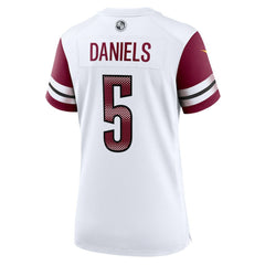 NFL Jayden Daniels Washington Commanders Women's Game Jersey - White