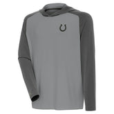 Indianapolis Colts Antigua Tonal Intrepid Pullover Hoodie - Gray