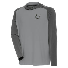 Indianapolis Colts Antigua Tonal Intrepid Pullover Hoodie - Gray