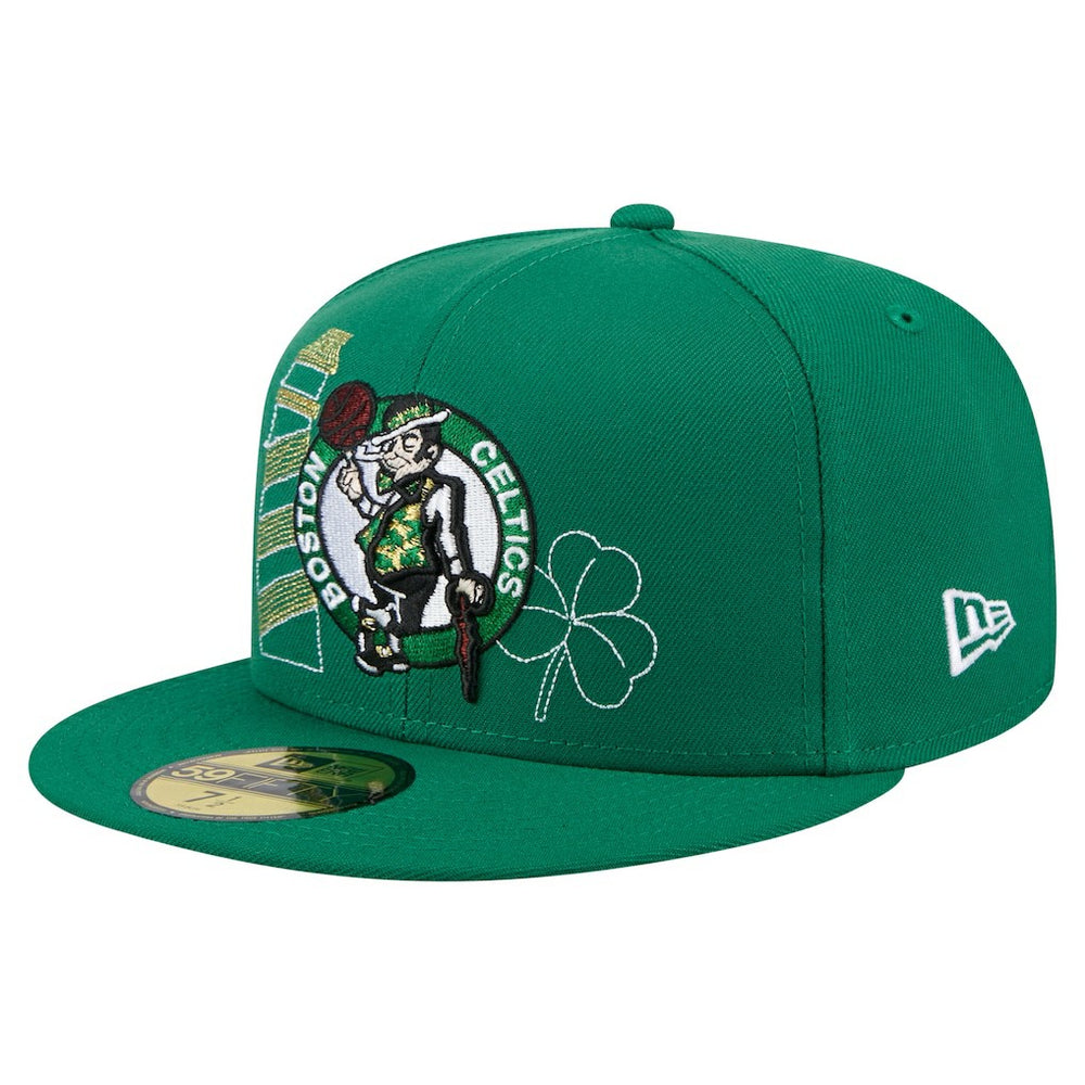 Boston Celtics State Stitch 59FIFTY Fitted Hat Kelly Green