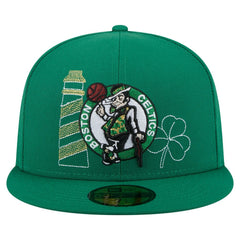Boston Celtics State Stitch 59FIFTY Fitted Hat Kelly Green