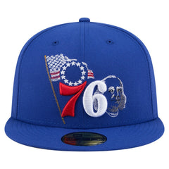 Philadelphia 76ers State Stitch 59FIFTY Fitted Hat Royal