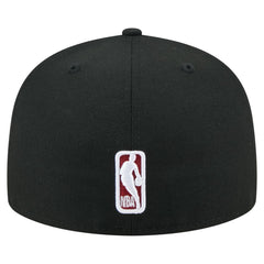 Miami Heat State Stitch 59FIFTY Fitted Hat Black