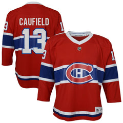 NHL Cole Caufield Montreal Canadiens Youth Home Replica Player Jersey - Red
