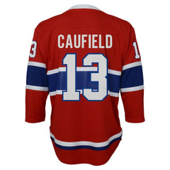 NHL Cole Caufield Montreal Canadiens Youth Home Replica Player Jersey - Red