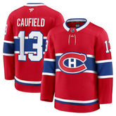 NHL Cole Caufield Montreal Canadiens Fanatics Home Premium Jersey - Red