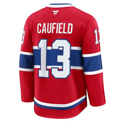 NHL Cole Caufield Montreal Canadiens Fanatics Home Premium Jersey - Red