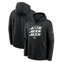 New York Jets Hometown Fleece Pullover Hoodie Black