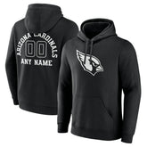 Arizona Cardinals Personalized Name & Number Pullover Hoodie Black