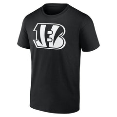 Cincinnati Bengals Personalized Name & Number Monochrome T-Shirt Black