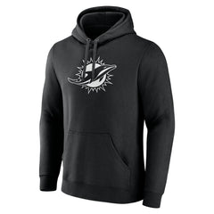 Miami Dolphins Personalized Name & Number Pullover Hoodie Black