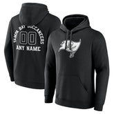 Tampa Bay Buccaneers Personalized Name & Number Pullover Hoodie Black