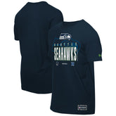 Seattle Seahawks New Era 2025 NFL Training Camp T-Shirt College Navy