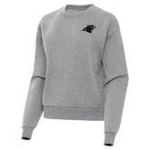 Carolina Panthers Antigua Women's Victory Pullover Sweatshirt Heather Gray