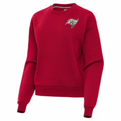 Tampa Bay Buccaneers Antigua Women's Victory Pullover Sweatshirt Red
