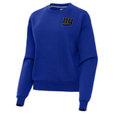 New York Giants Antigua Women's Victory Pullover Sweatshirt Royal