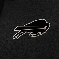 Buffalo Bills Antigua Women's Brushed Carbon Figure Half-Zip Pullover Sweatshirt – Black