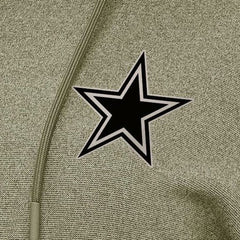 Dallas Cowboys Antigua Women's Justice Pullover Hoodie Olive