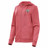 Tampa Bay Buccaneers Antigua Women's Seeker Full-Zip Hoodie Jacket Heather Red