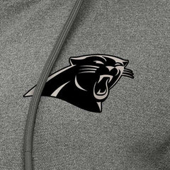 Carolina Panthers Antigua Women's Seeker Full-Zip Hoodie Jacket Heather Black