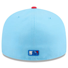 San Diego Padres New Era 2025 Fourth of July 59FIFTY Fitted Hat - Light Blue/Red Hats