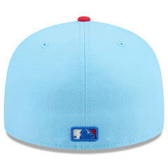 Athletics New Era 2025 Fourth of July 59FIFTY Fitted Hat - Light Blue/Red Hats