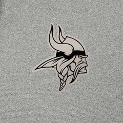 Minnesota Vikings Antigua Effortless Full-Zip Hoodie Jacket Heather Gray
