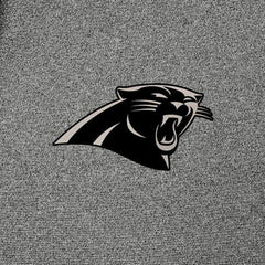 Carolina Panthers Antigua Effortless Full-Zip Hoodie Jacket Heather Black