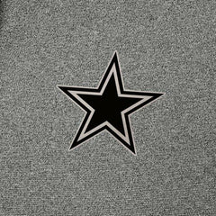 Dallas Cowboys Antigua Effortless Full-Zip Hoodie Jacket Heather Black