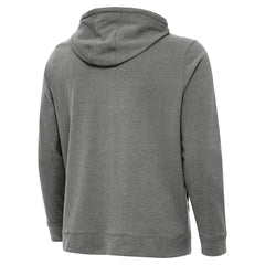 Arizona Cardinals Antigua Effortless Full-Zip Hoodie Jacket Heather Black