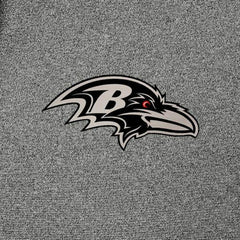 Baltimore Ravens Antigua Effortless Full-Zip Hoodie Jacket Heather Black