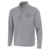 Washington Commanders Antigua Insider Quarter-Zip Jacket Gray
