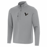 Houston Texans Antigua Insider Quarter-Zip Jacket Gray