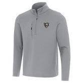 Chicago Bears Antigua Insider Quarter-Zip Jacket Gray