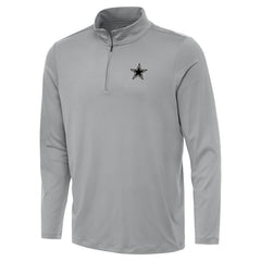 Dallas Cowboys Antigua Reprocess Quarter-Zip Top Gray
