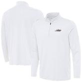 New York Jets Antigua Reprocess Quarter-Zip Top White