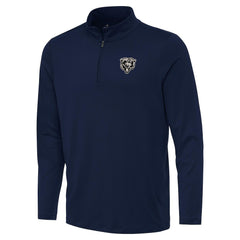 Chicago Bears Antigua Reprocess Quarter-Zip Top Navy
