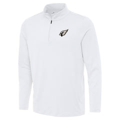 Arizona Cardinals Antigua Reprocess Quarter-Zip Top White