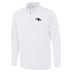 Baltimore Ravens Antigua Reprocess Quarter-Zip Top White