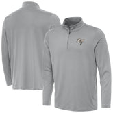 Tampa Bay Buccaneers Antigua Reprocess Quarter-Zip Top Gray