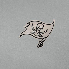 Tampa Bay Buccaneers Antigua Reprocess Quarter-Zip Top Gray