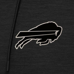 Buffalo Bills Antigua Spikes Raglan Quarter-Zip Hoodie Heather Black