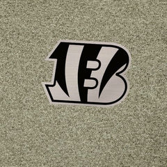 Cincinnati Bengals Antigua Subtle Quarter-Zip Top Heather Olive