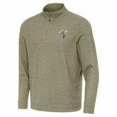 Tampa Bay Buccaneers Antigua Subtle Quarter-Zip Top Heather Olive