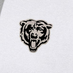 Chicago Bears Antigua Brushed Carbon Victory Pullover Hoodie White