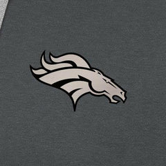 Denver Broncos Antigua Brushed Carbon Victory Pullover Hoodie Charcoal