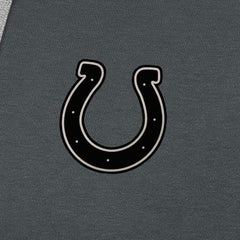 Indianapolis Colts Antigua Brushed Carbon Victory Pullover Hoodie Charcoal