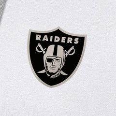 Las Vegas Raiders Antigua Brushed Carbon Victory Pullover Hoodie White