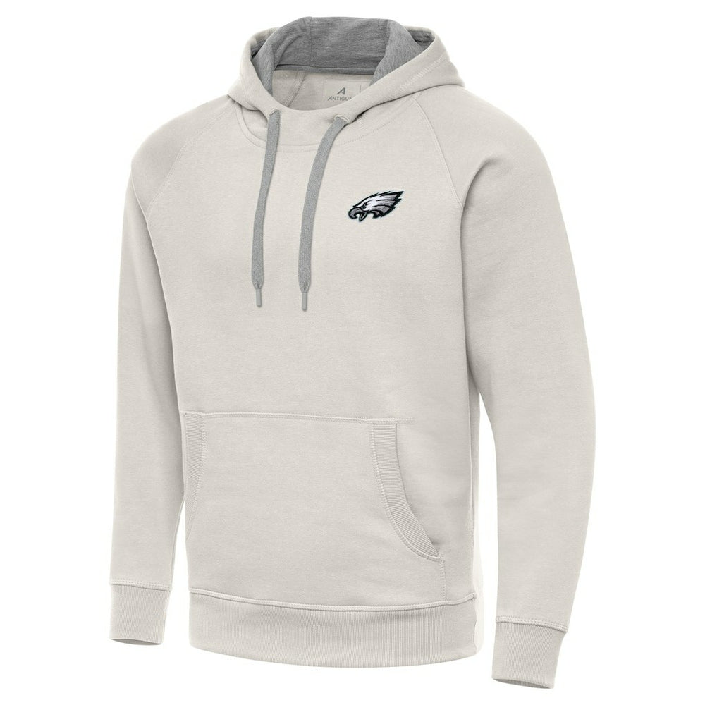Philadelphia Eagles Antigua Victory Raglan Pullover Hoodie Cream